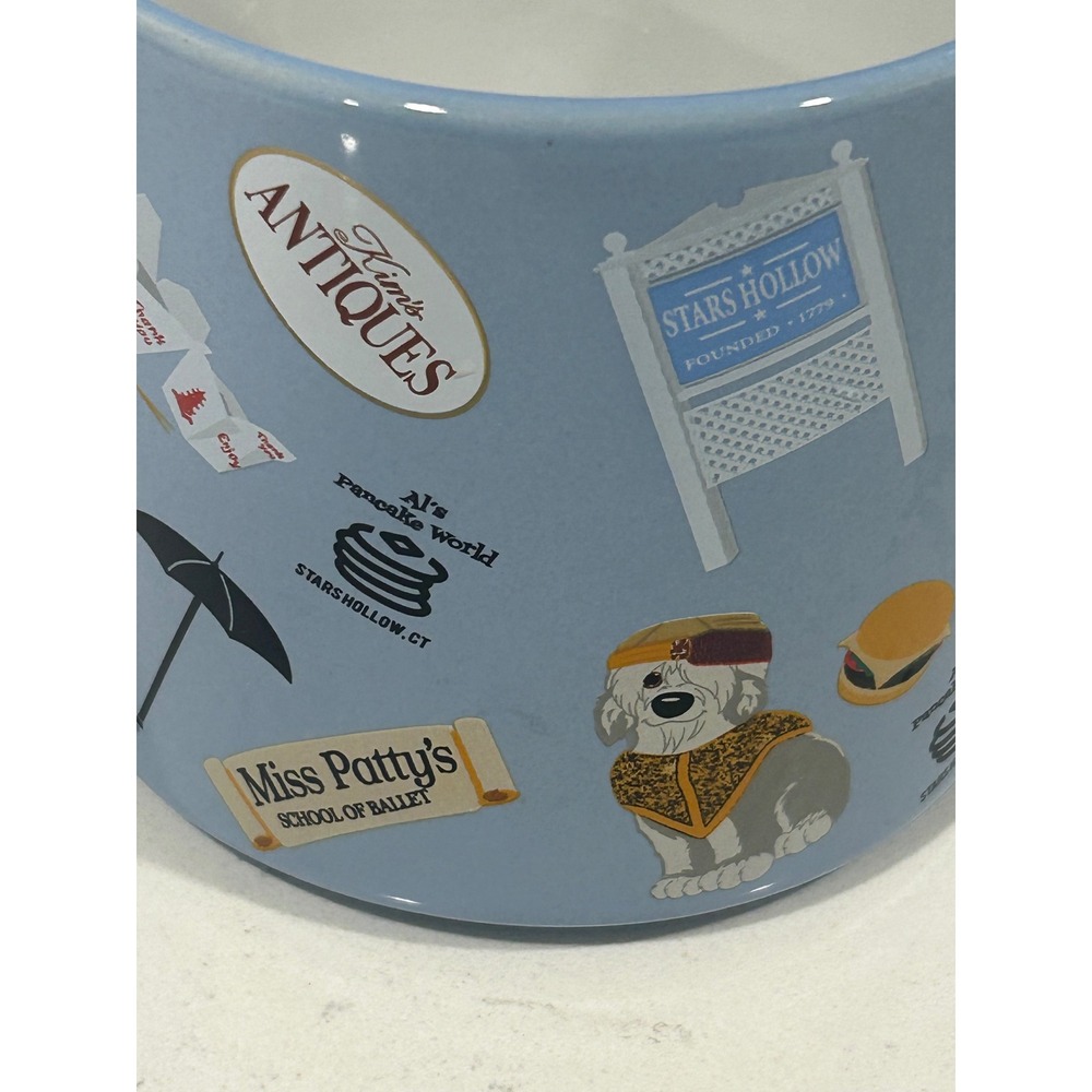 Gilmore Girls Stars Hollow Coffee Mug Zak Designs Blue Lukes Diner Chilton 15oz - Picture 6 of 8
